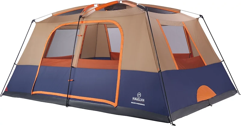 Magellan Outdoors Grand Ponderosa 12 Person Family Cabin Tent