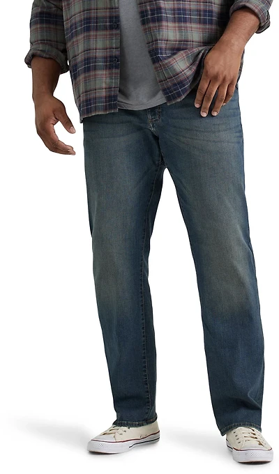 Lee Men's Big and Tall Extreme Motion Relaxed Fit Jeans