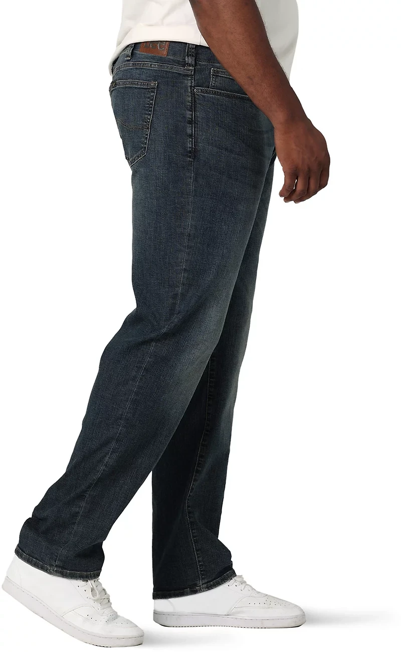 Lee Men's Big and Tall Extreme Motion Relaxed Fit Jeans