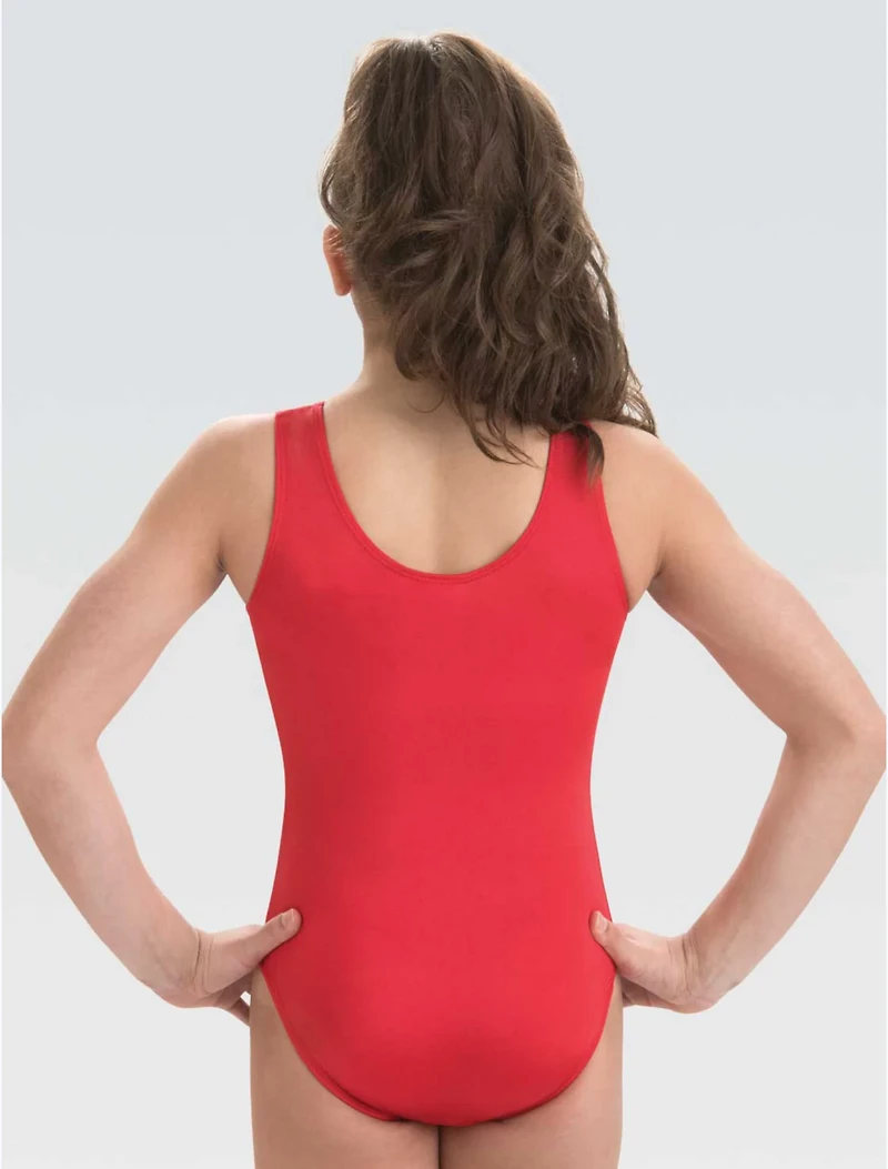 GK Elite Girl's Scoop Back Tank Leotard