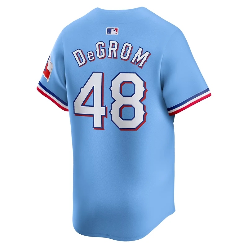 Nike Men's Texas Rangers Degrom Alt1 Limited Jersey