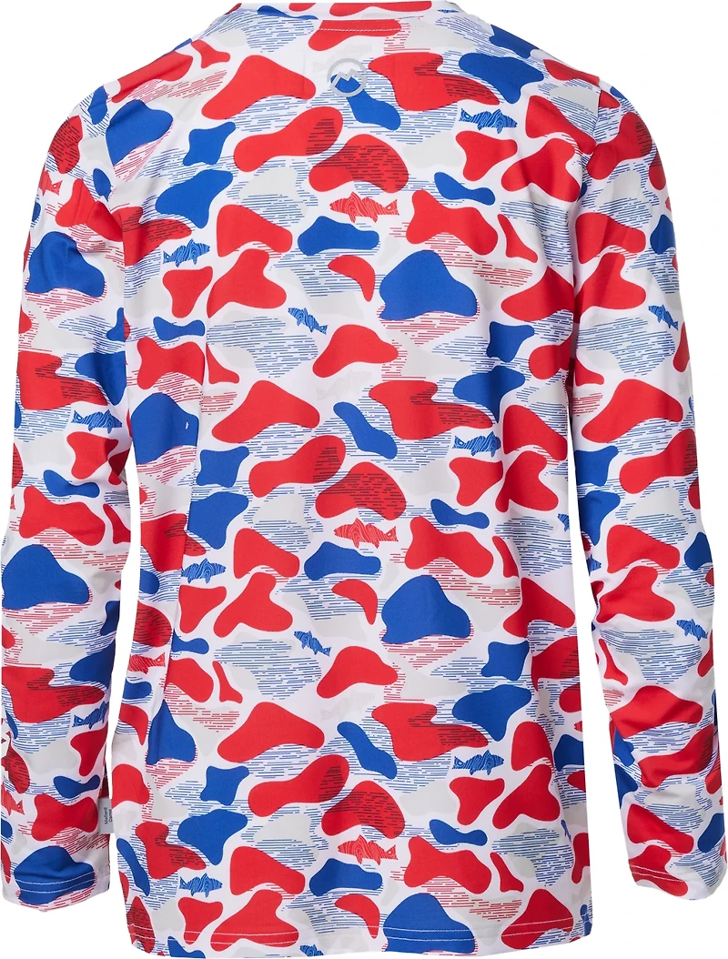 Magellan Outdoors Boys' Mallard Fish Camo Long Sleeve T-shirt