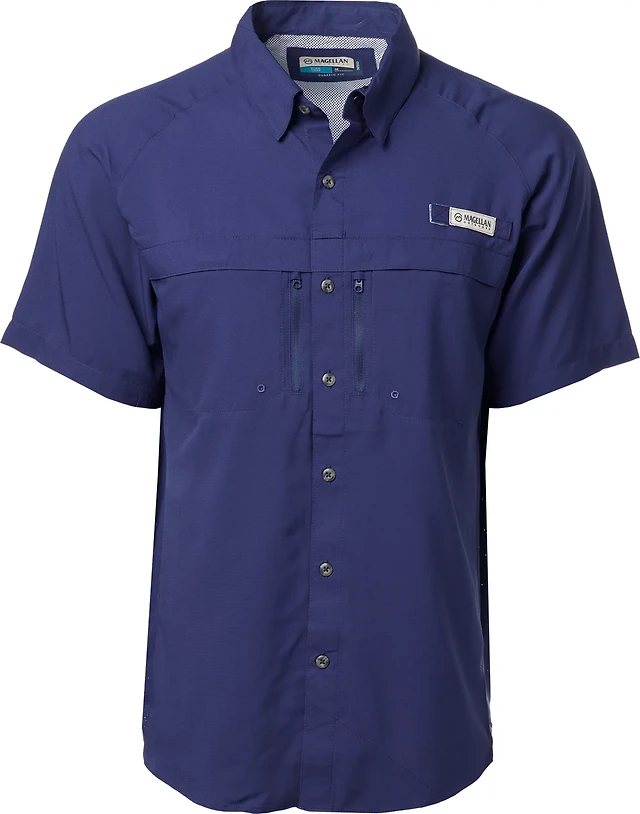 Chemise De Pêche Magellan Homme XL Bleue - Tissu Mesh Ventilé - Occasion
