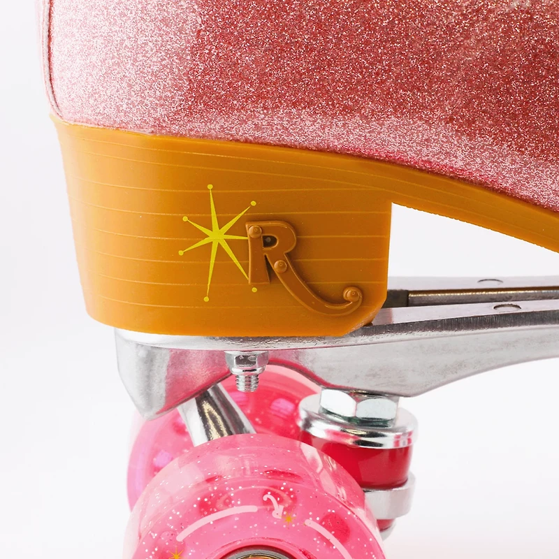 Revel Adults' Cotton Candy Glitter Quad Skates