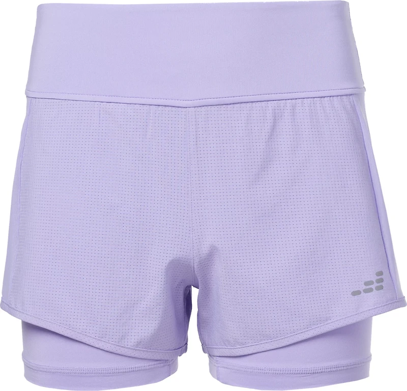 BCG Girls' Run Free 2-in-1 Shorts 4