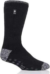 Heat Holders Men's Michael Solid Crew Slipper Socks