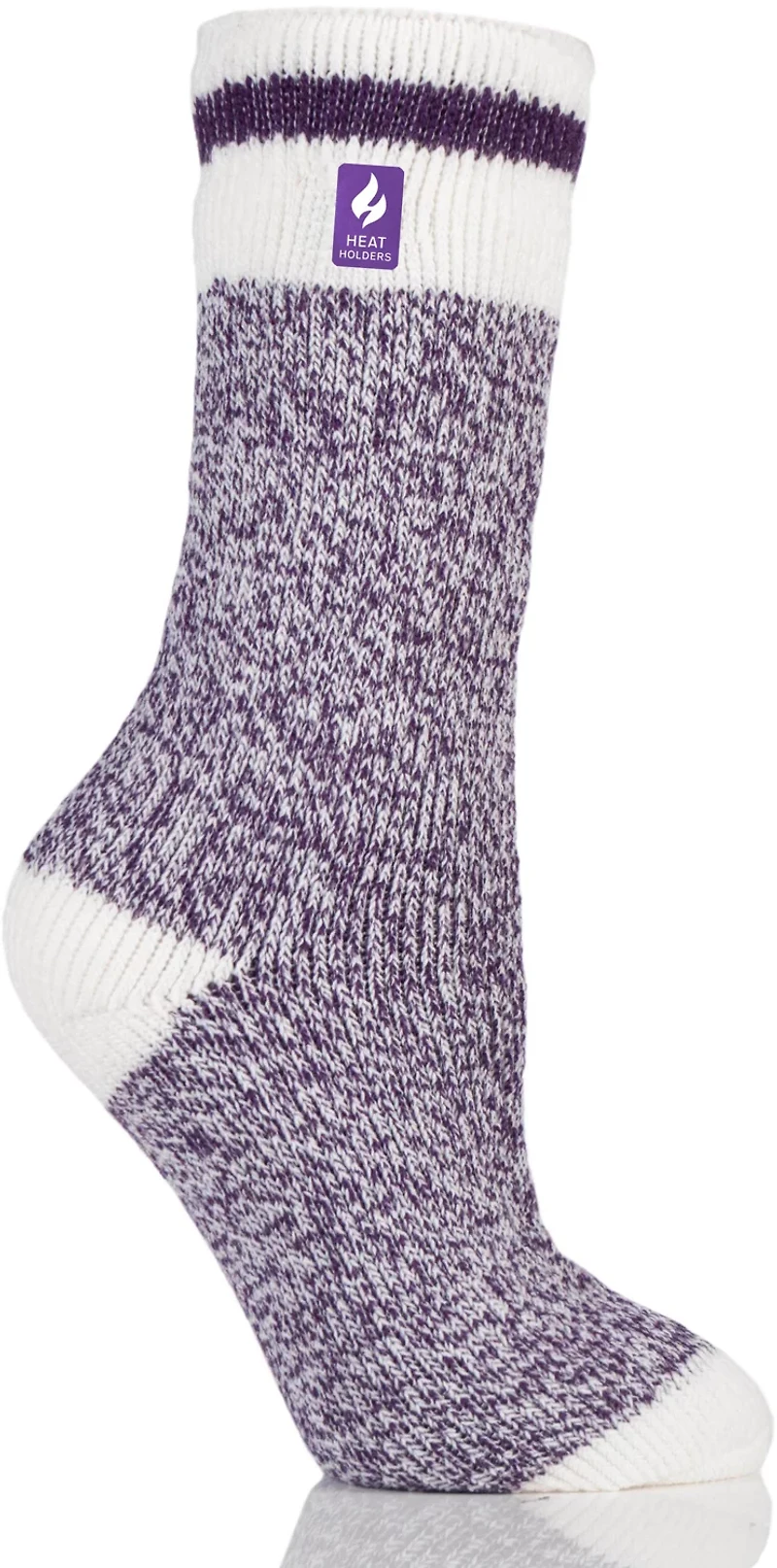 Heat Holders Women's Snowdrop Block Twist Crew Socks