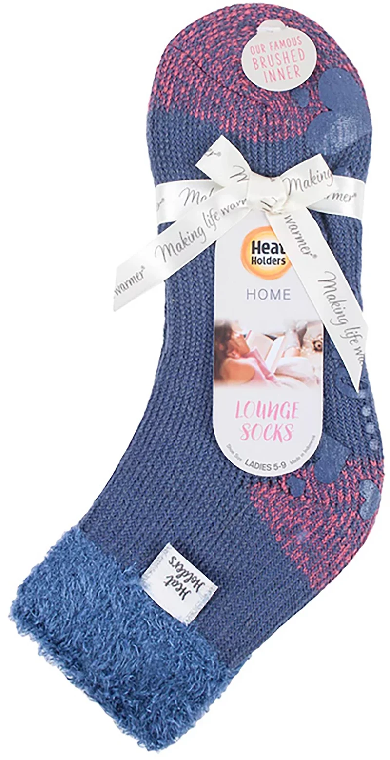Heat Holders Women's Feather Top Solid Lounge Socks