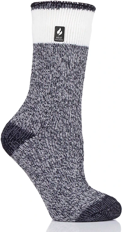 Heat Holders Women's Lite Willow Block Twist Crew Socks