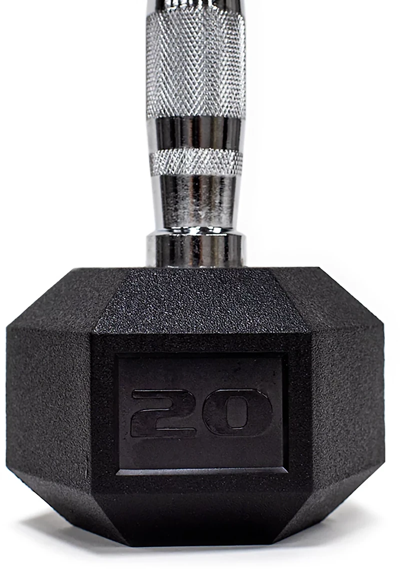 Tru Grit Hex Elite TPR Dumbbell Pair 5 - 190 lbs