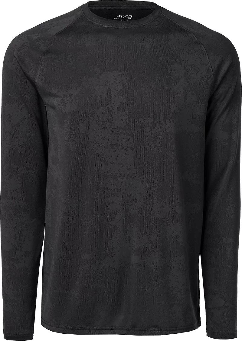 BCG Men's Jacquard Long Sleeve Tee
