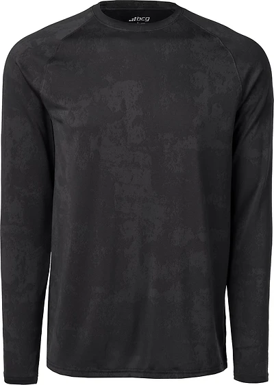BCG Men's Jacquard Long Sleeve Tee
