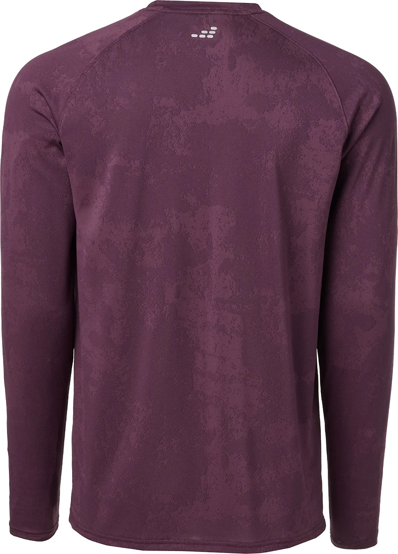 BCG Men's Jacquard Long Sleeve Tee