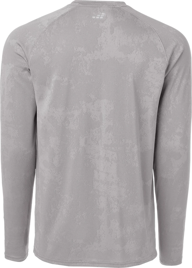BCG Men's Jacquard Long Sleeve Tee