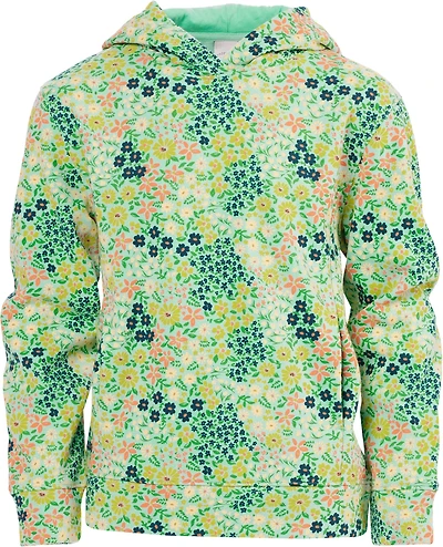 BCG Girls' Cotton Fleece Floral Hoodie