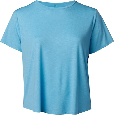 BCG Women's Plus Slub Back Pleat Short Sleeve T-shirt