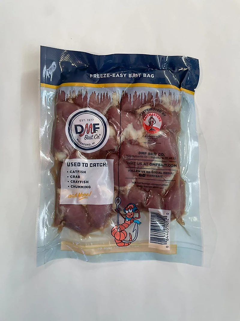 DMF Bait Chicken Hearts 8 oz Frozen Bait