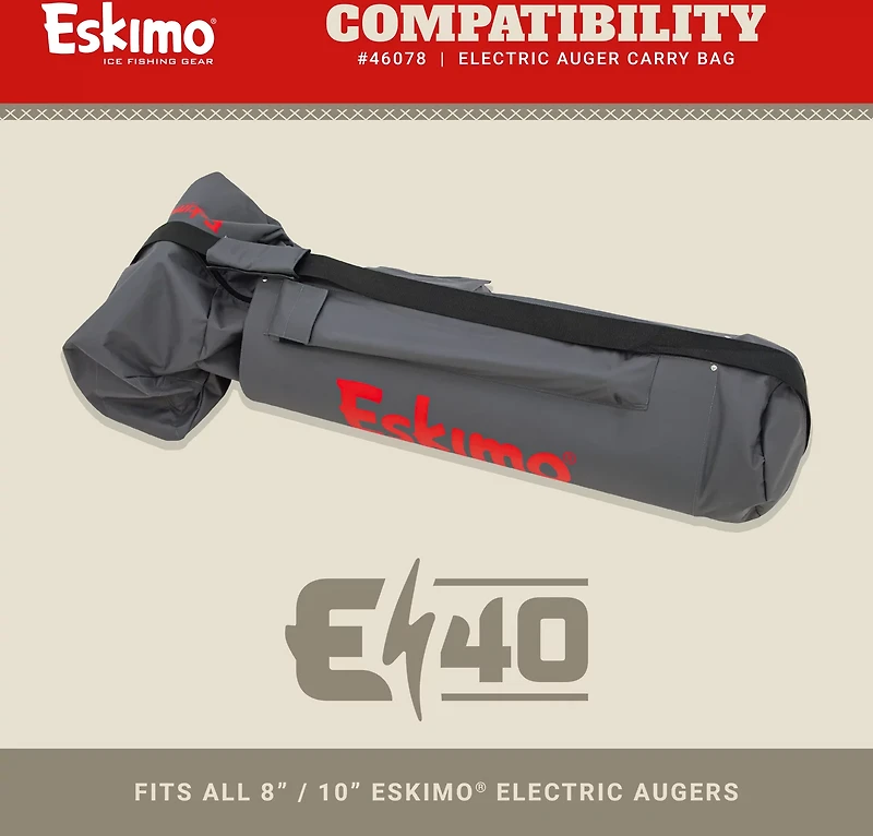 Eskimo Electric Ice Auger Carry Bag
