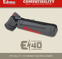 Eskimo Electric Ice Auger Carry Bag