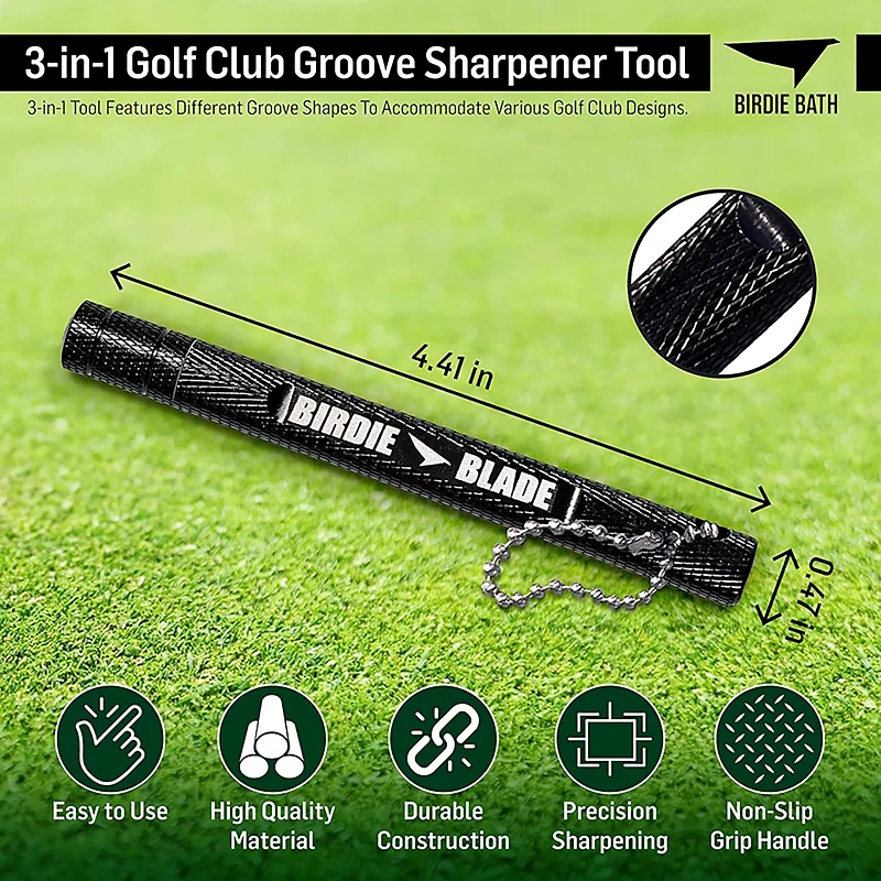 Birdie Golf Birdie Blade Golf Club Sharpener Tool