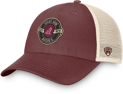 Top of the World Men's Texas A&M University Heritage Lineage Unstructured Snapback Cap