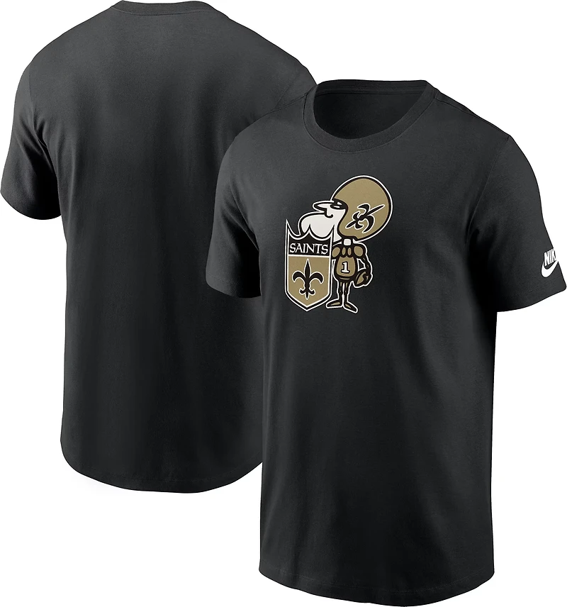 Nike Men's Saints Logo Rewind T-shirt