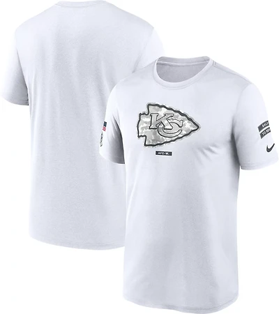 Nike Men's Kansas City Chiefs Salute To Service Primary Edge Short Sleeve T-shirt