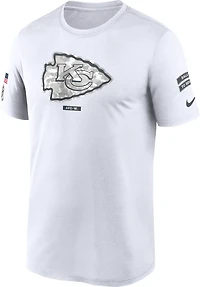 Nike Men's Kansas City Chiefs Salute To Service Primary Edge Short Sleeve T-shirt
