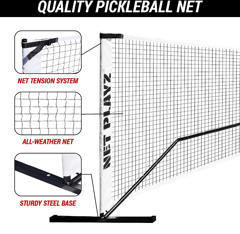 NetPlayz 22 ft Pickleball Net