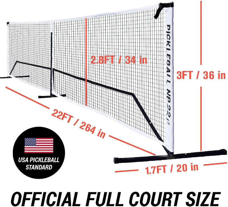 NetPlayz 22 ft Pickleball Net