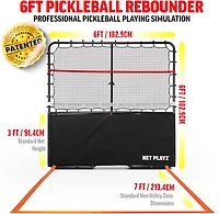 NetPlayz 6 ft Pickleball Rebounder