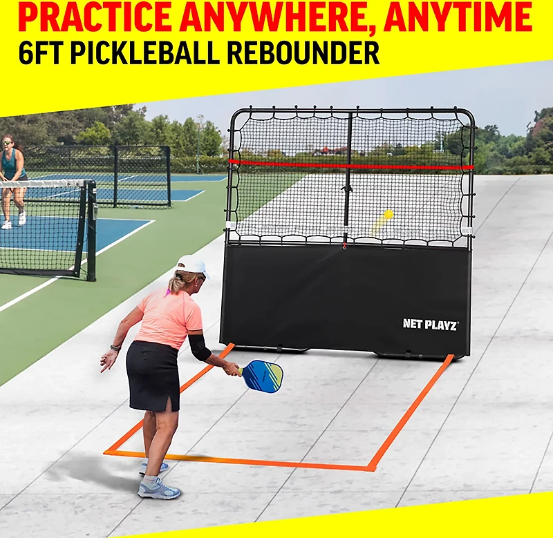 NetPlayz 6 ft Pickleball Rebounder