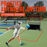 NetPlayz 4 ft Portable Pickleball Rebounder