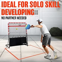 NetPlayz 4 ft Portable Pickleball Rebounder