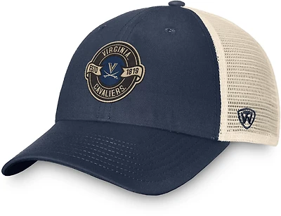 Top of the World Men's University of Virginia Heritage Lineage Unstructured Snapback Cap