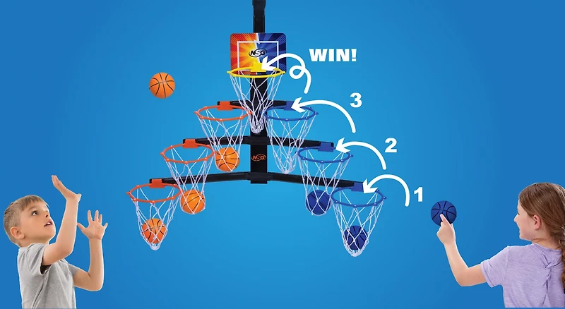 NSG Over the Door Hoop Race Game