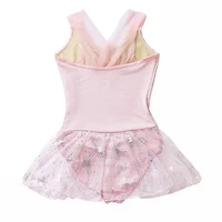Rainbeau Moves Girl's Skirted Leotard with Criss Cross Back