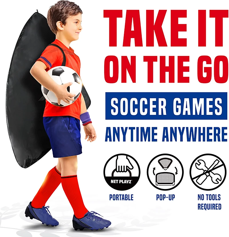 Net Playz Portable Pop-Up Soccer Goal