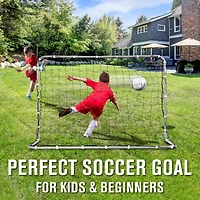 Net Playz Metal Soccer Goal