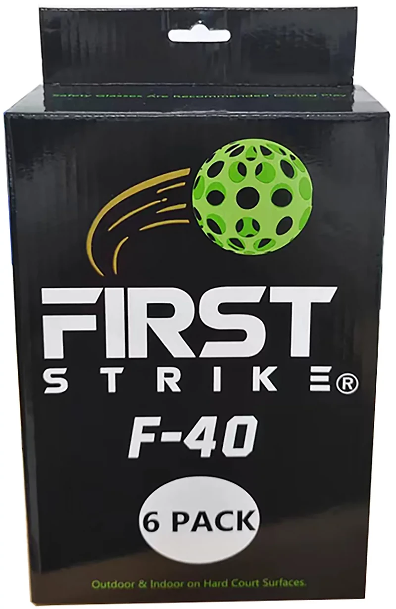 First Strike F-40 Pickleballs 6-Pack