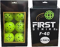 First Strike F-40 Pickleballs 6-Pack