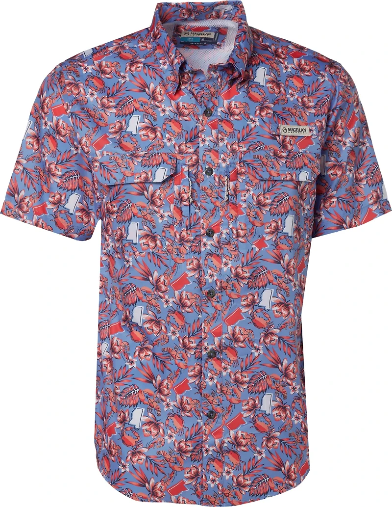 Magellan Outdoors Men's Mississippi Local State Print Shirt