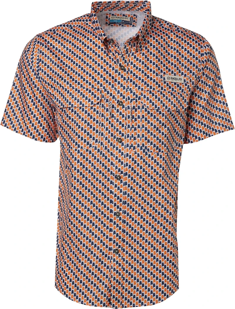 Magellan Outdoors Men's Alabama Local State Print Button-Down Shirt