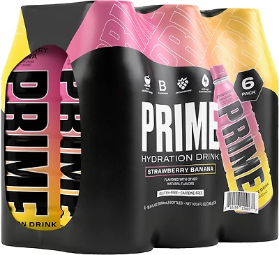 Prime Hydration Strawberry Energy Drink 6-Pack