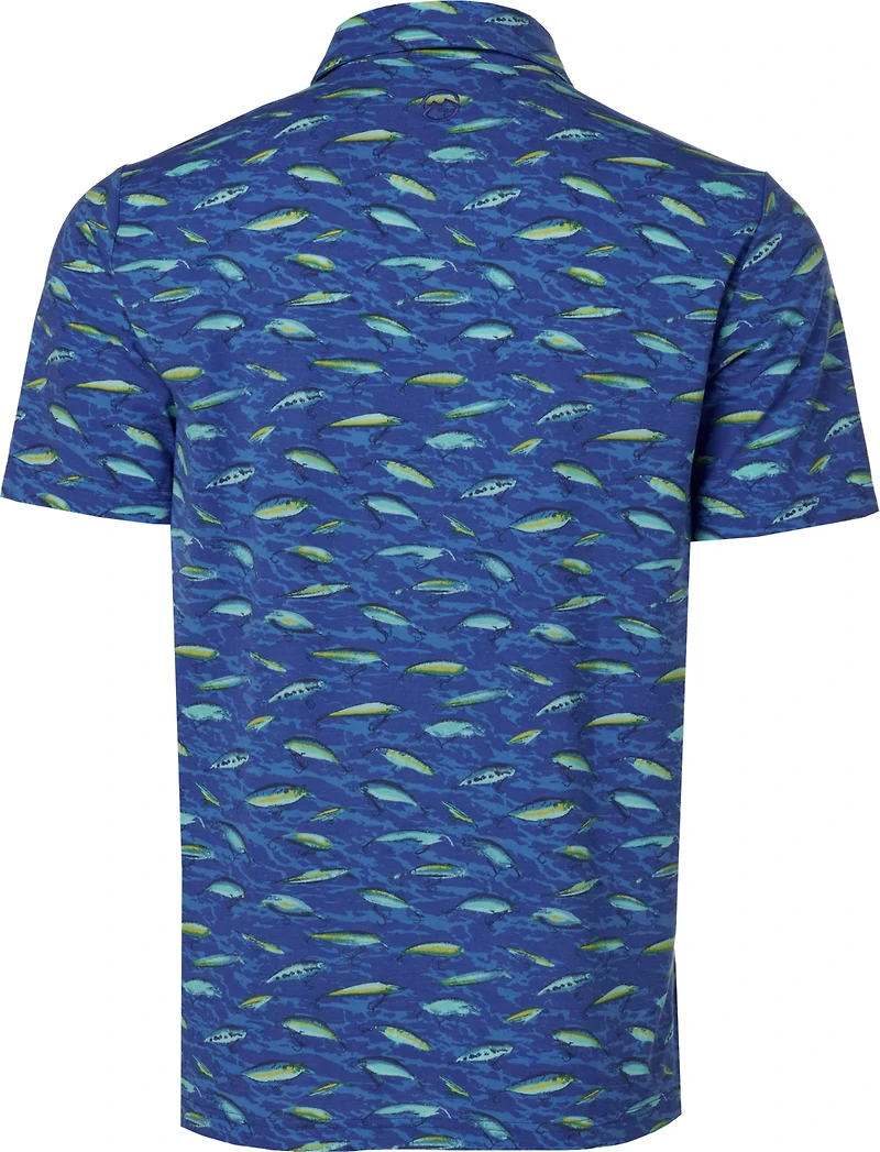 Magellan Outdoors Men's Pro Jacob Wheeler Angler Printed Polo Shirt
