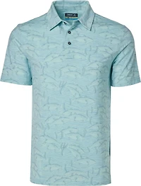 Magellan Outdoors Men's Pro Jacob Wheeler Angler Printed Polo Shirt
