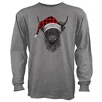 St. Jude Children's Research Hospital Highland Cow Santa Long Sleeve Tee