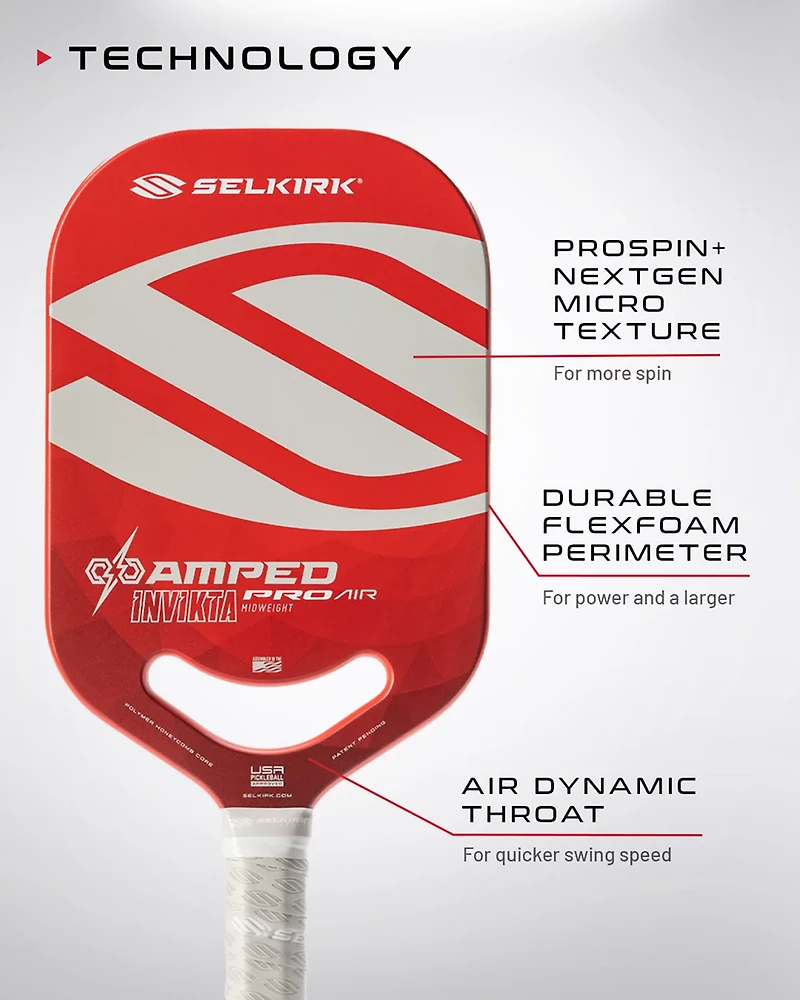 Selkirk Sport AMPED Pro Air Epic Pickleball Paddle