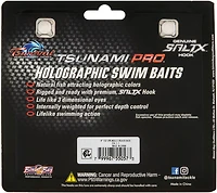 Tsunami Holographic Swim Shad Baits 3-Pack