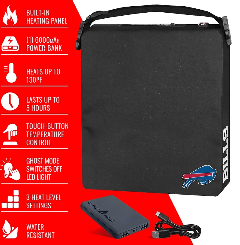 ActionHeat Bills 5V Battery Heated Seat Cushion